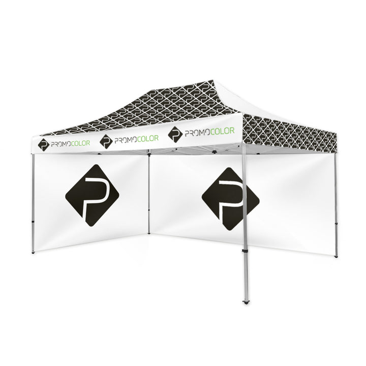 Faltpavillon 3x4,5 inkl. Dach, 1 Rückwand und 1 Seitenwand